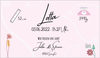Glückwunschanzeige von Lotta 
