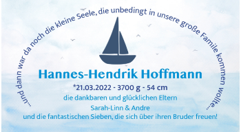Glückwunschanzeige von Hannes-Hendrik Hoffmann