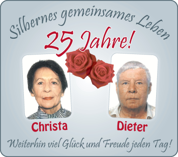 Glückwunschanzeige von Christa Dieter