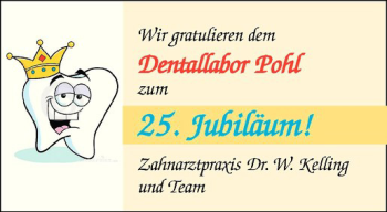 Glückwunschanzeige von  Dentallabor Pohl