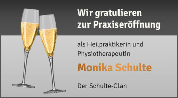 Glückwunschanzeige von Monika Schulte