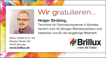 Glückwunschanzeige von Holger Strübing