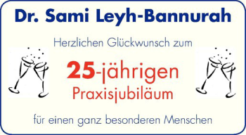 Glückwunschanzeige von Sami Leyh-Bannurah