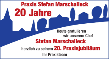 Glückwunschanzeige von Stefan Marschallek