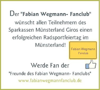 Glückwunschanzeige von Fabian Wegmann- Fanclub 