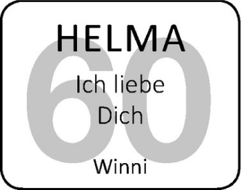 Glückwunschanzeige von Helma 