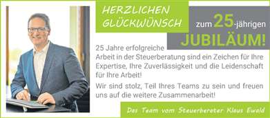 Zur Glückwunschseite von Klaus Ewald