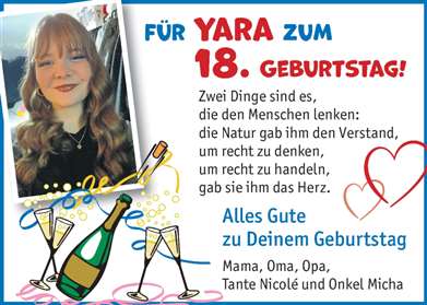 Zur Glückwunschseite von Yara 