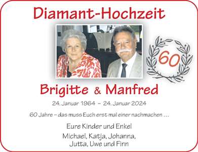 Zur Glückwunschseite von Brigitte & Manfred 